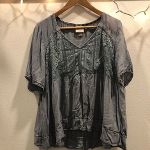 Dusty Blue Top